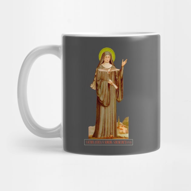 Saint Scholastica, Abbess: For all the Saints Series by Catholicamtees